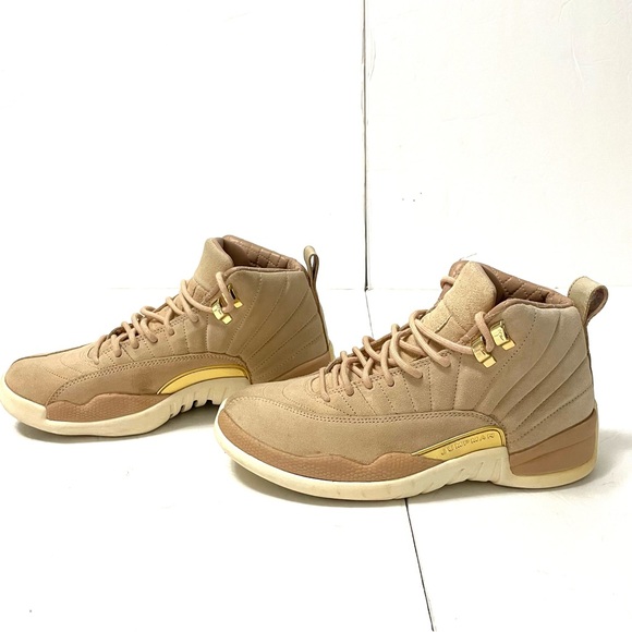 Nike Air Jordan 12 Retro Vachetta Tan AO6068 203 Size Women’s 8.5 - Picture 2 of 13